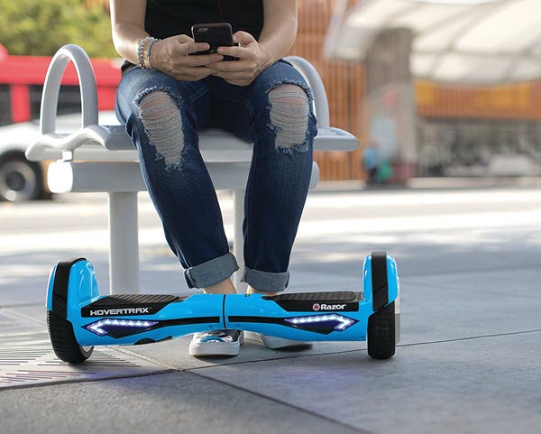 Side view of Razor Hovertrax 2.0 Hoverboard
